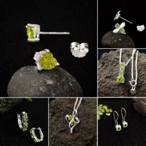 Olivin Silberschmuck Lanzarote