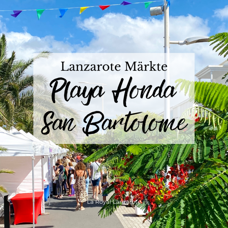 Lanzarote Markt Fussgaenger zone playa honda