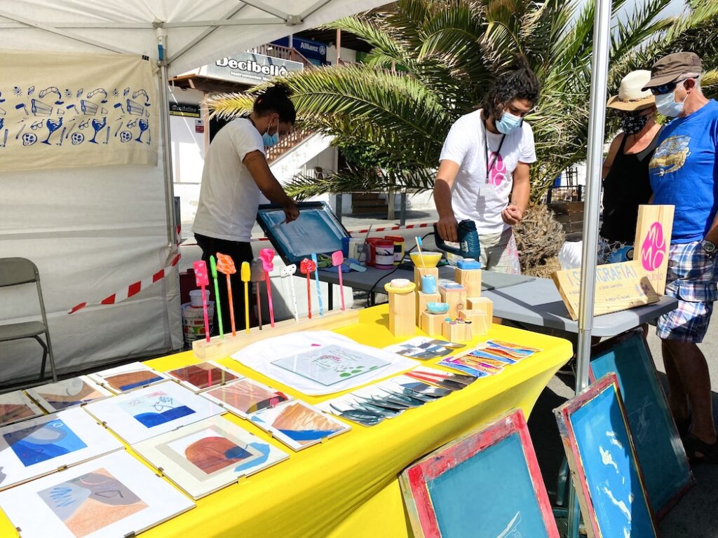 Markt Stand Kunsthandwerk Lanzarote