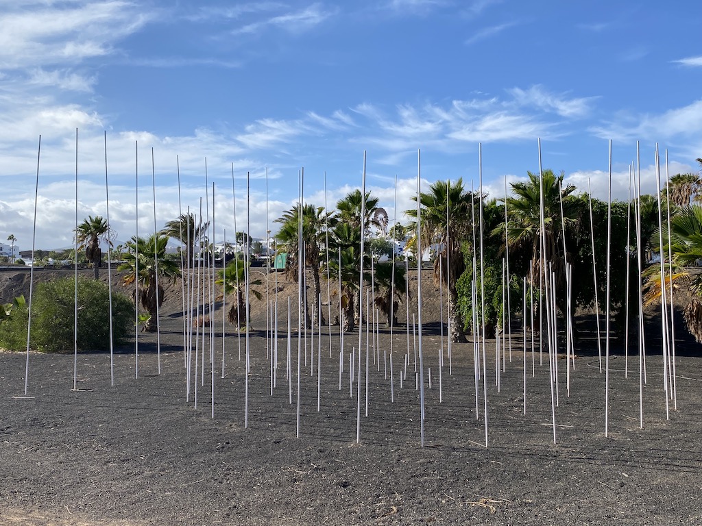 Kunstwerk im Skulpturen Garten Puerto del Carmen