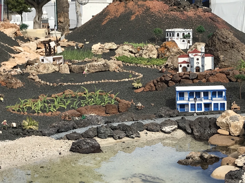 Miniatur Lanzarote Landschaften