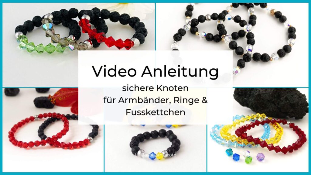 Anleitung fuer Knoten elastische Armbaender